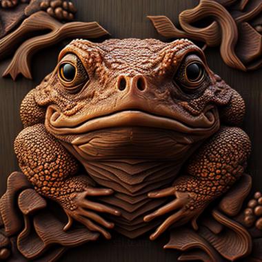 3D модель Bufo sachalinensis (STL)